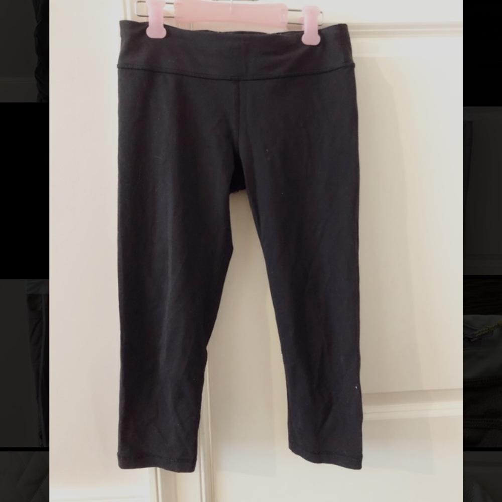 Black Crop Ivivva Leggings Size 14